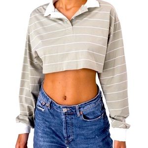 5/$25 NWT Adika Cropped Polo